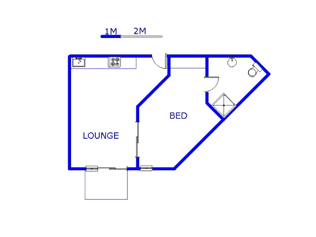 Floor plan of the property in Bedfordview