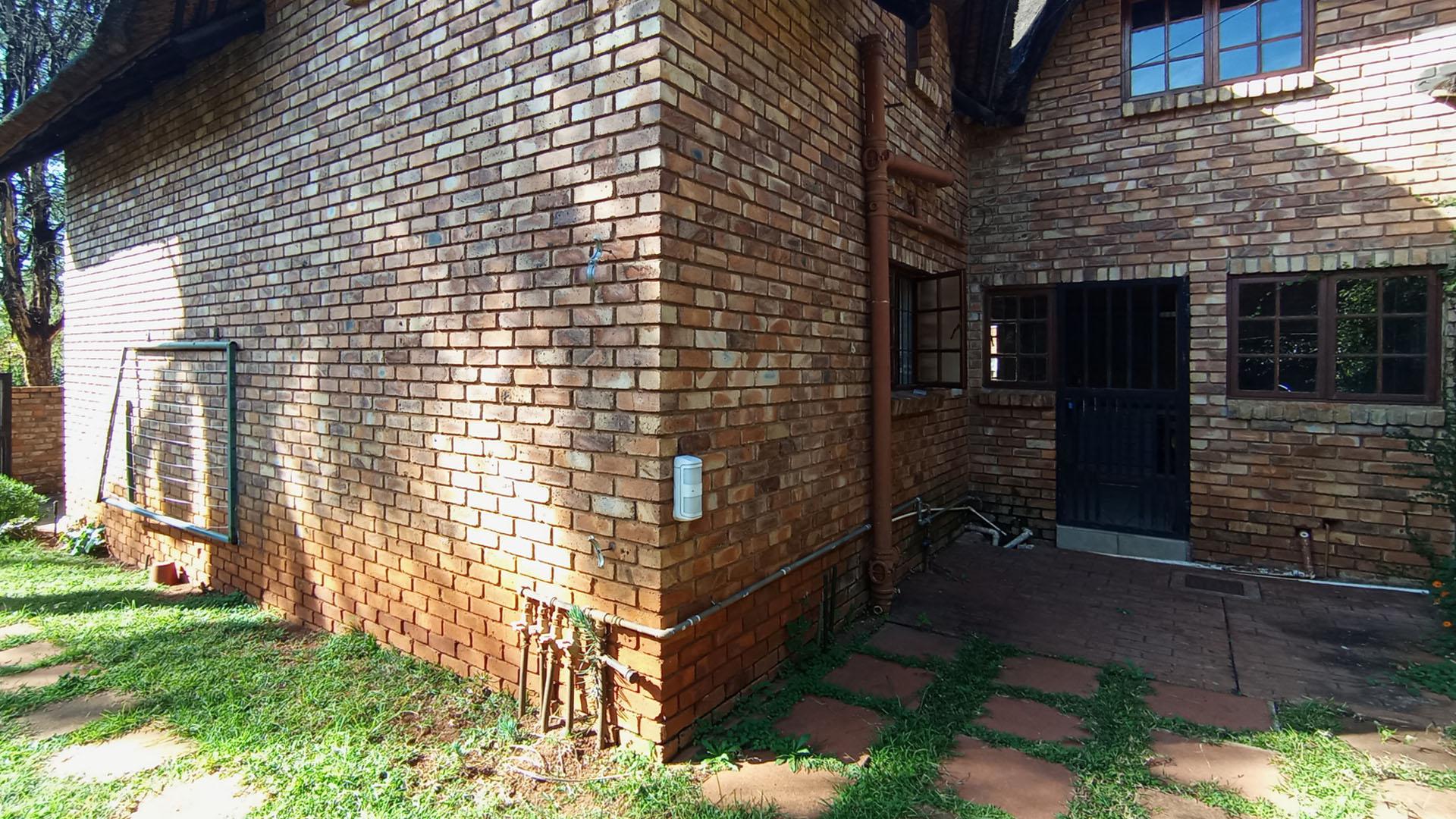 Backyard of property in Garsfontein