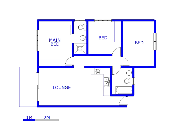 2nd Floor - 80m2 of property for sale in Maroeladal