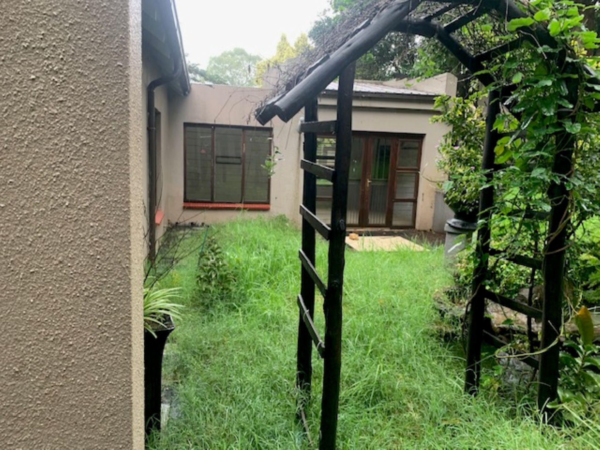 Backyard of property in Douglasdale