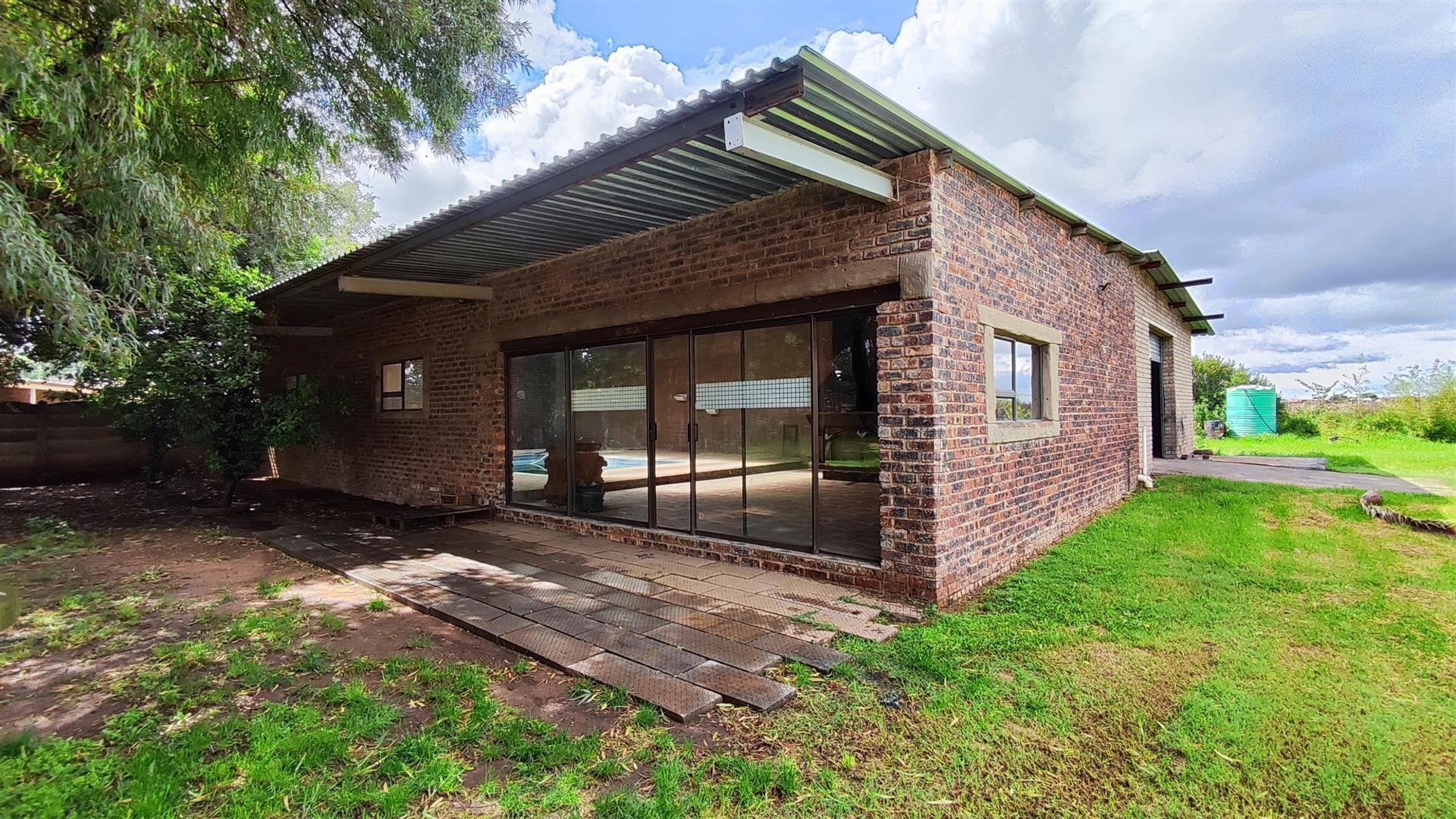 Backyard of property in Meyerton