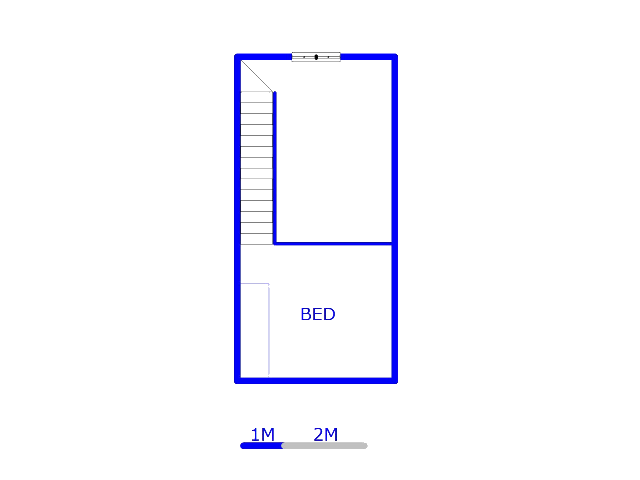Floor plan of the property in Hillcrest