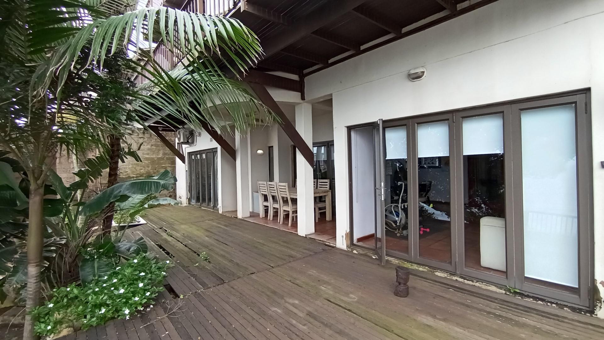 Backyard of property in Bluff