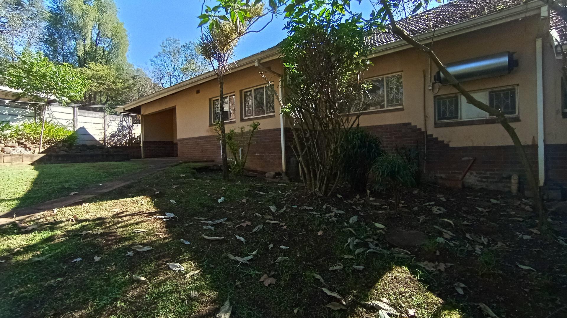 Backyard of property in Blackridge