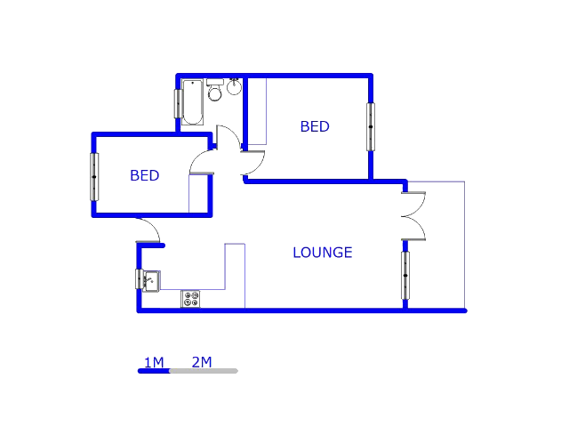 1st Floor - 70m2 of property for sale in Oakdene