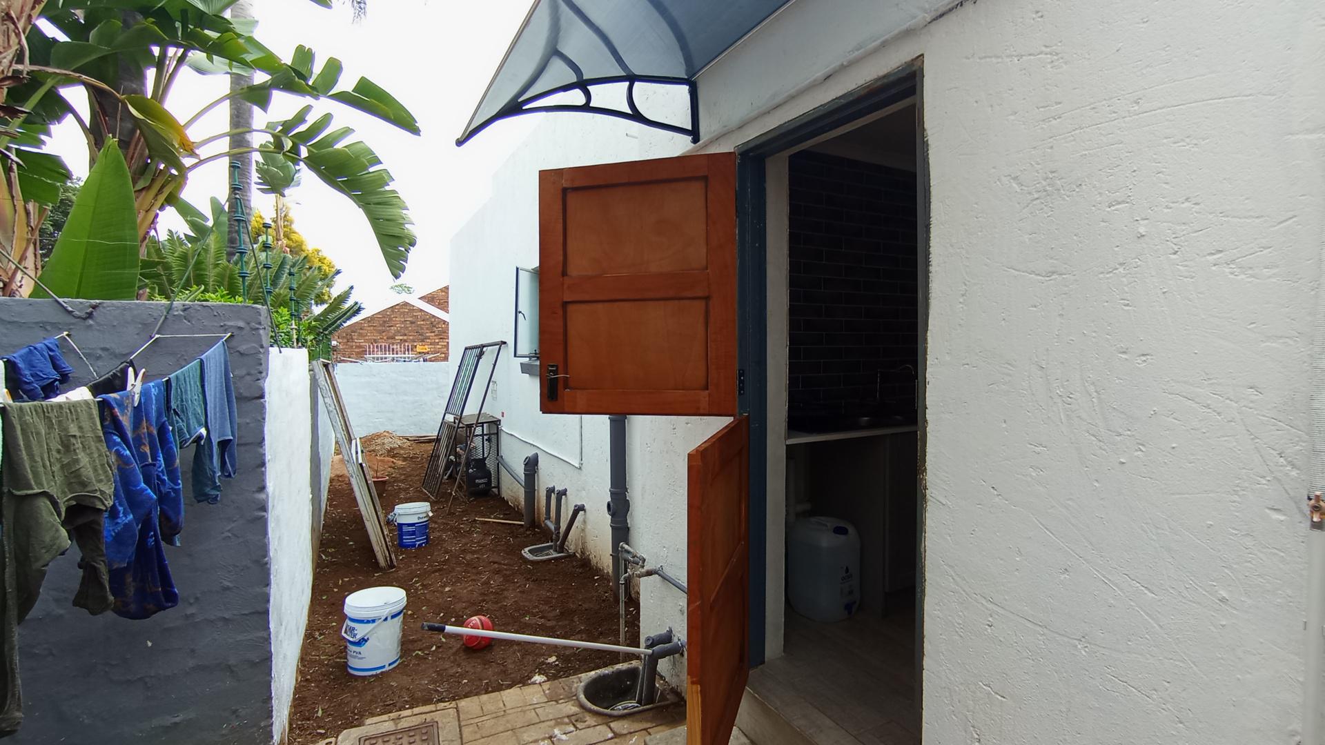 Backyard of property in Faerie Glen