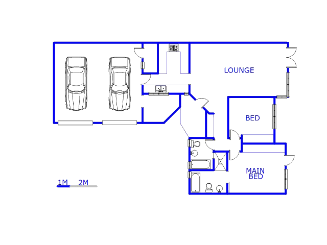 Floor plan of the property in Simmerfield