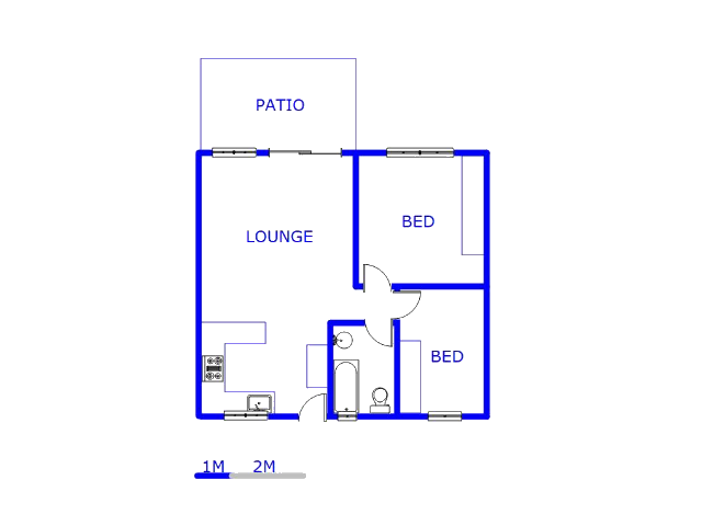 Floor plan of the property in Greenstone Hill