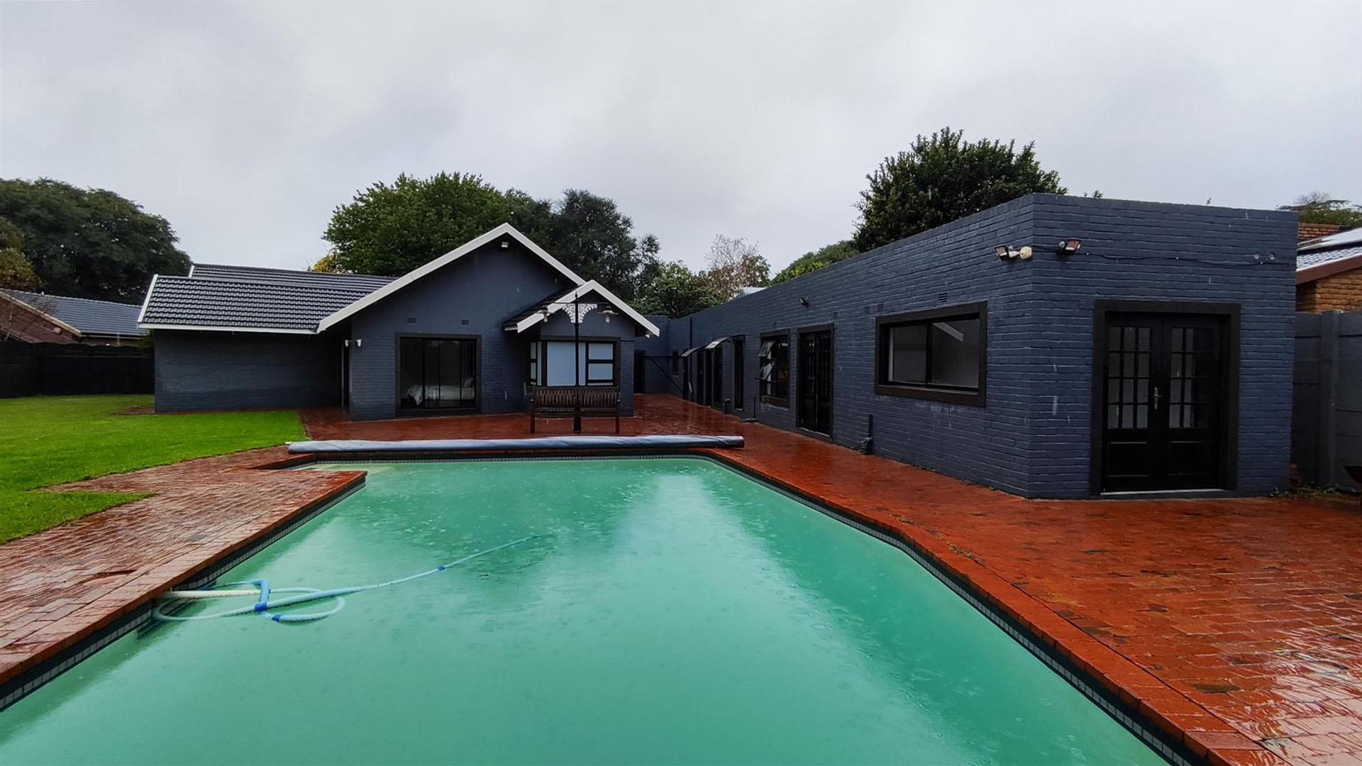 Backyard of property in Rynfield