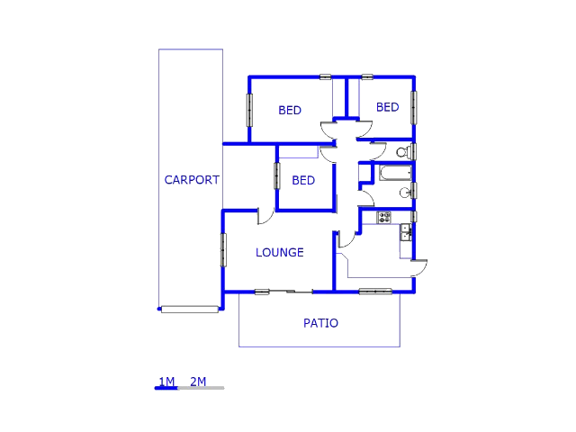 Floor plan of the property in Ennerdale