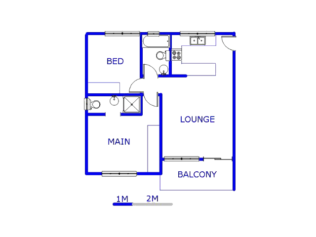 1st Floor - 65m2 of property for sale in Dalpark