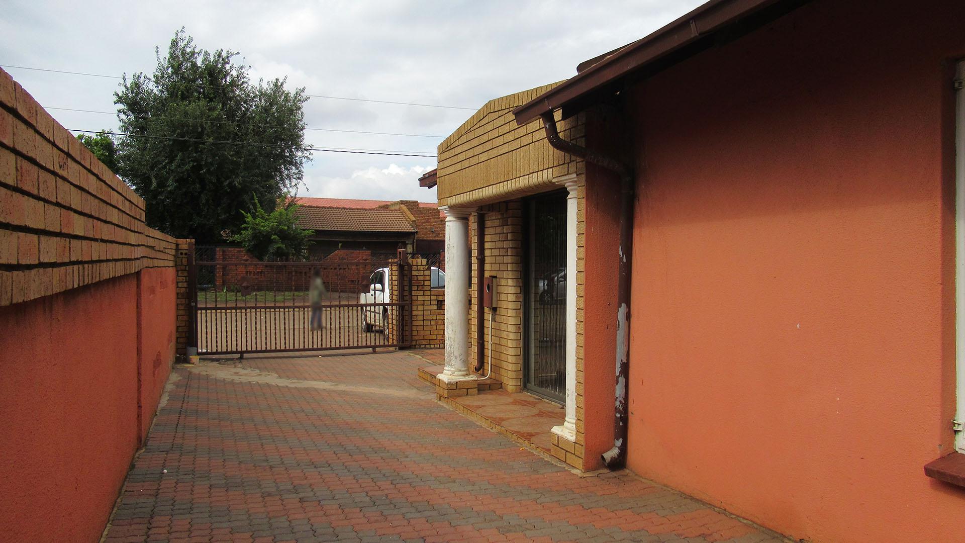 Backyard of property in Protea South
