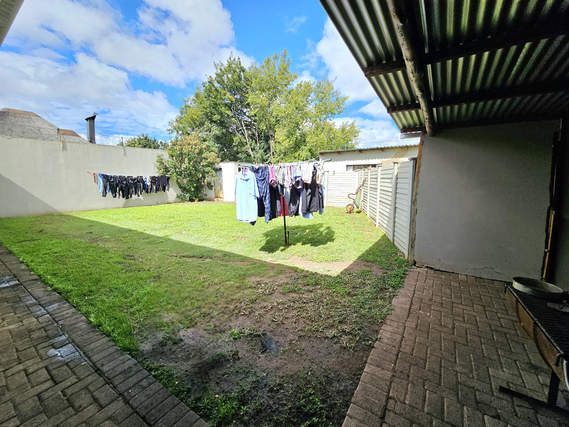 Backyard of property in Hospitaalpark