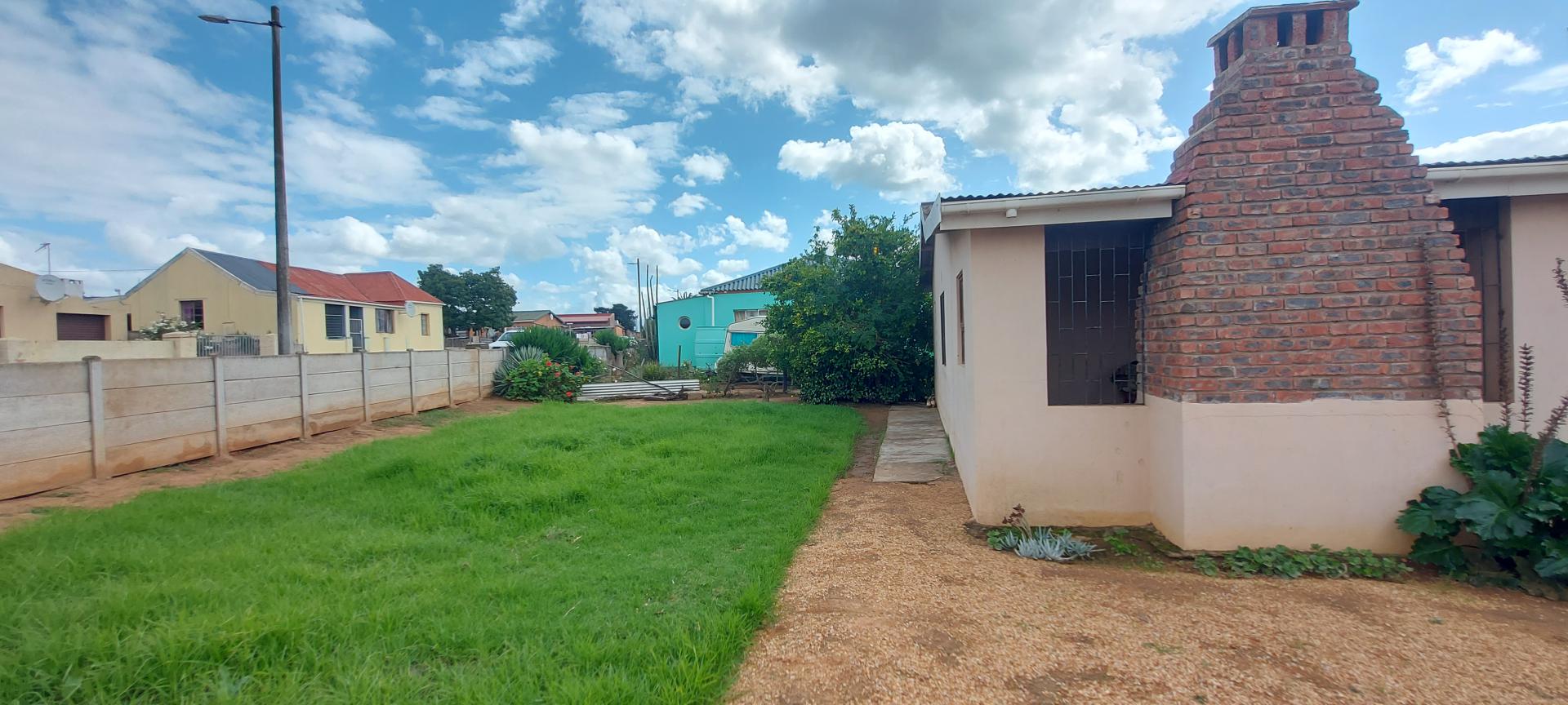 Backyard of property in Riversdale WC