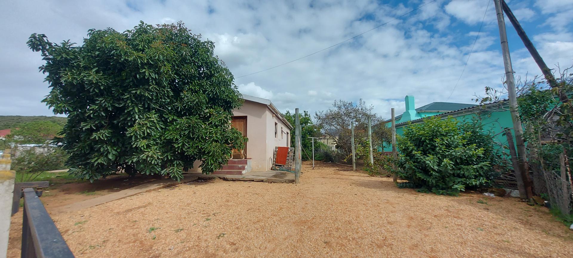 Backyard of property in Riversdale WC