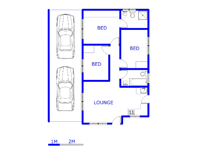 Floor plan of the property in Gem Valley