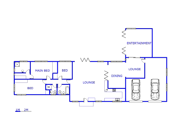 Floor plan of the property in Albemarle
