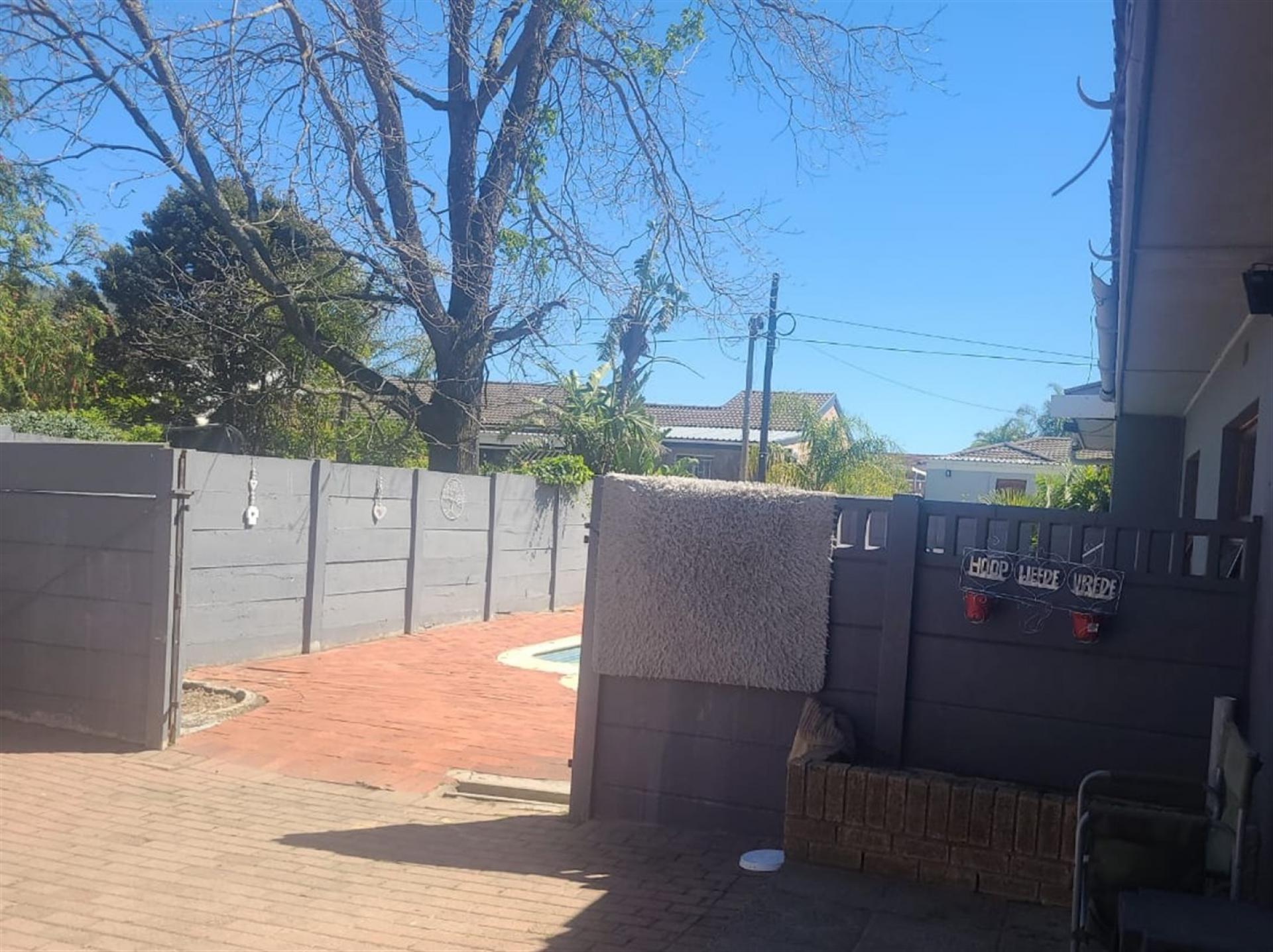 Backyard of property in Paarl