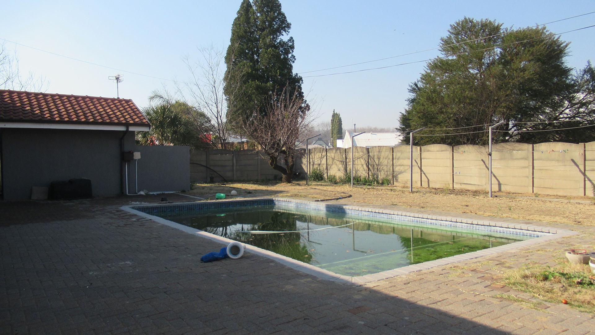 Backyard of property in Sasolburg
