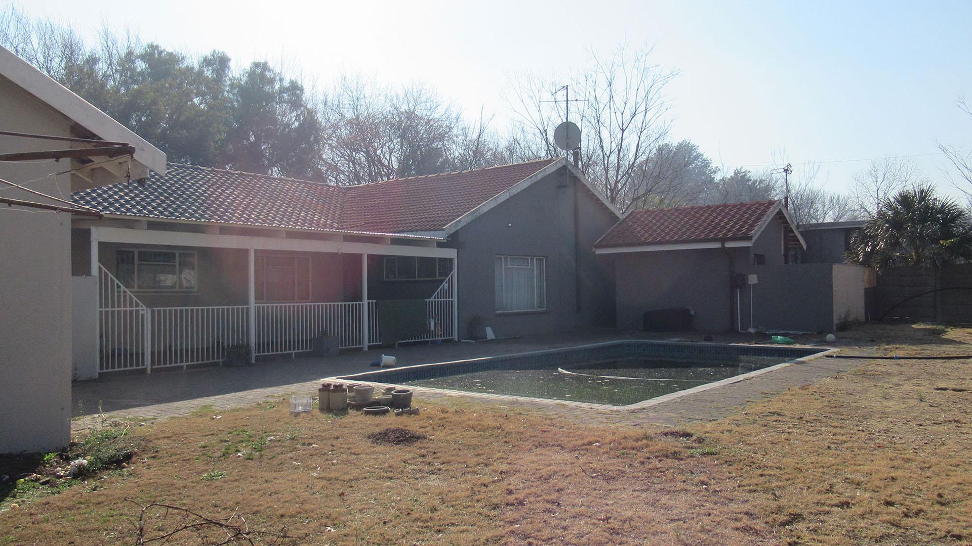 Backyard of property in Sasolburg