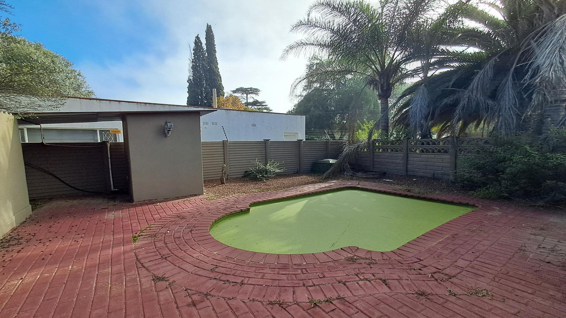 Backyard of property in Sasolburg