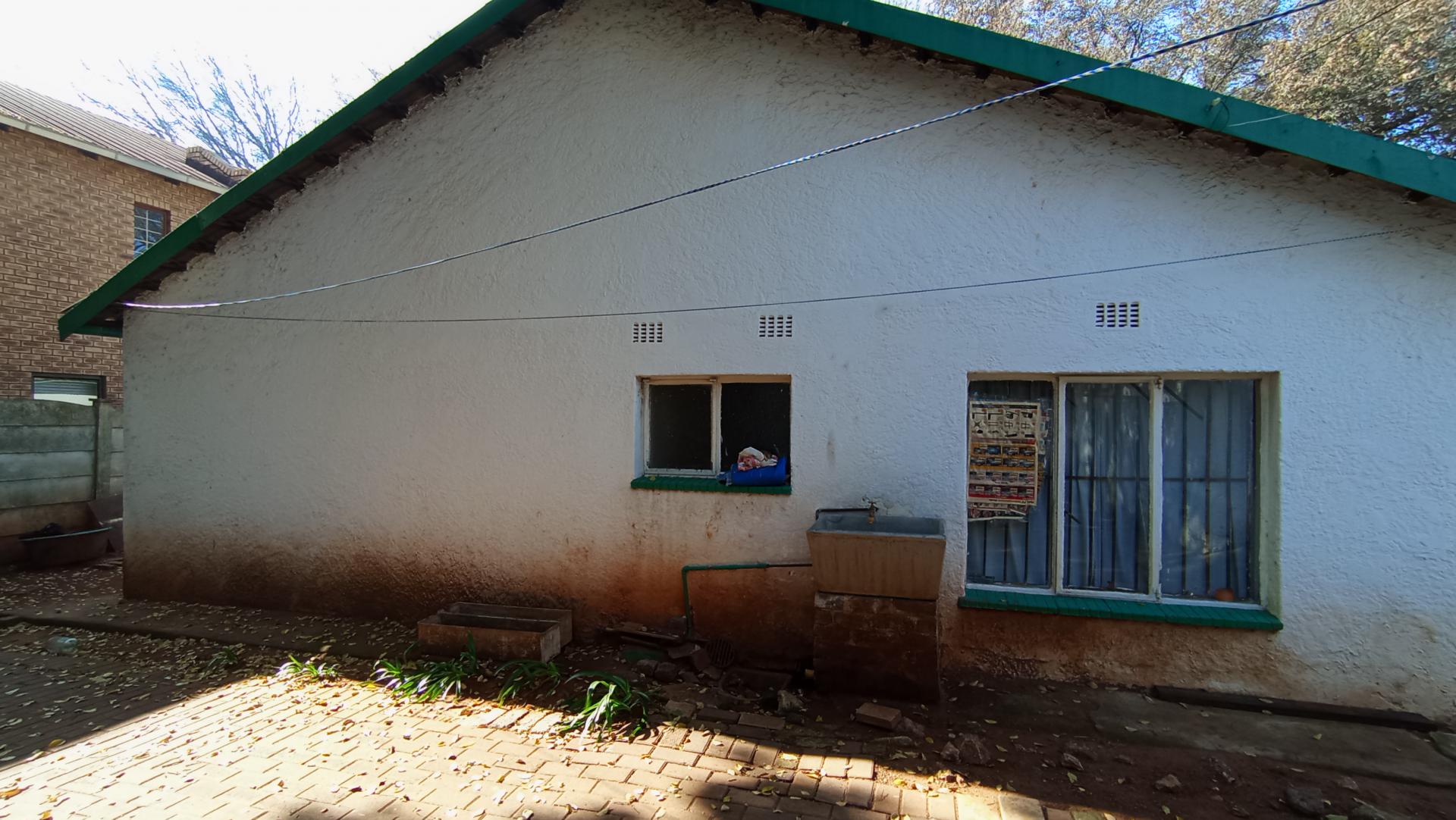 Backyard of property in Westdene (JHB)