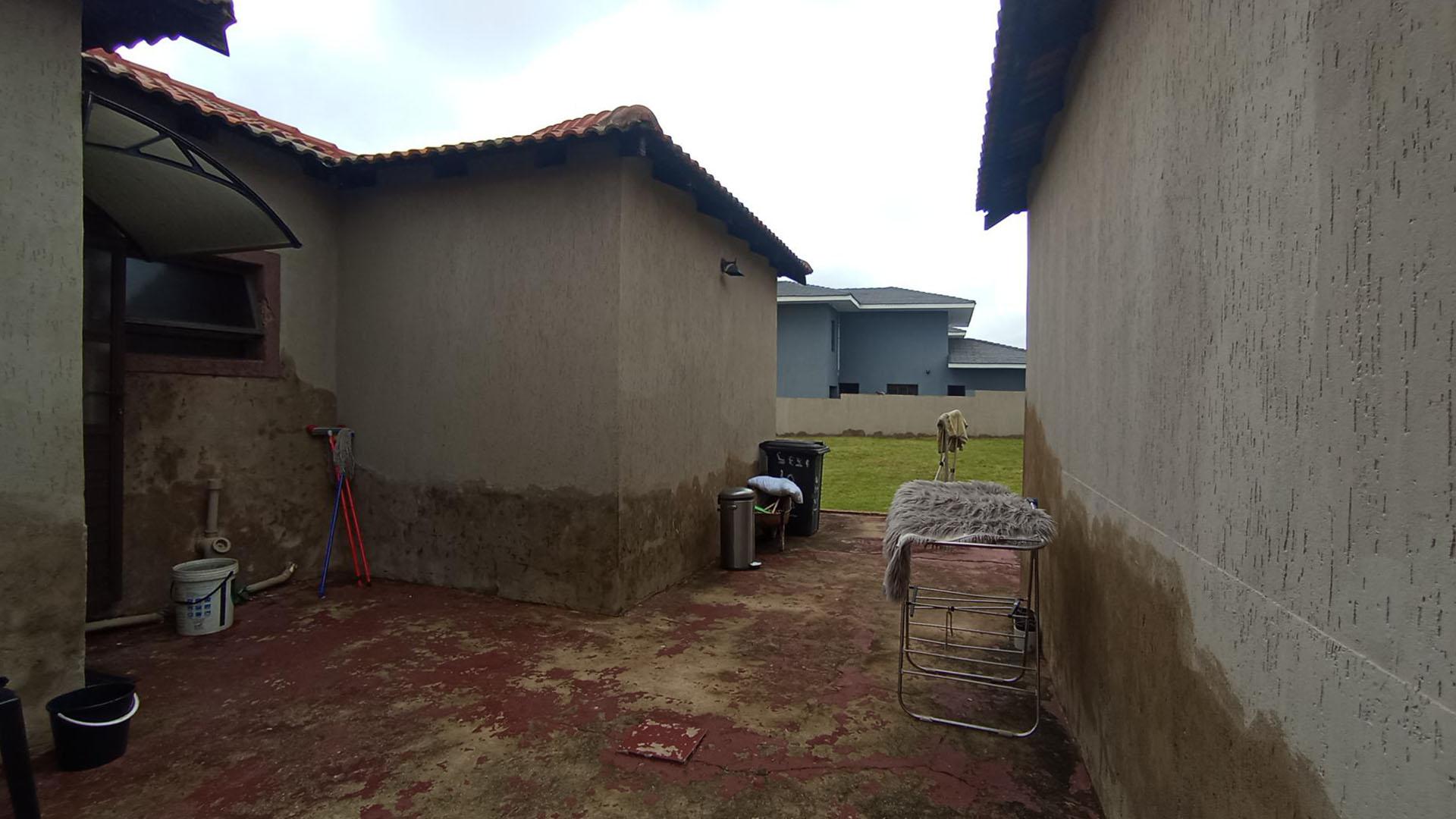 Backyard of property in Akasia