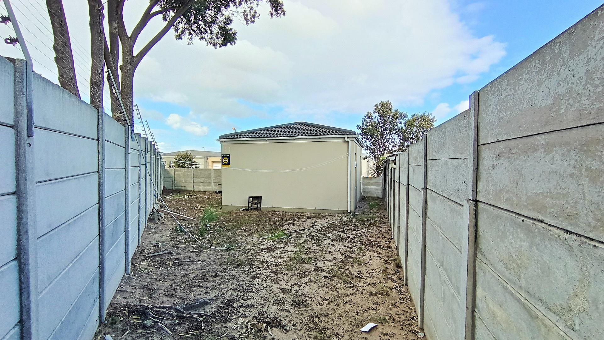 Backyard of property in Blue Downs