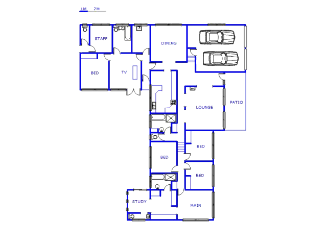 Floor plan of the property in Wilropark