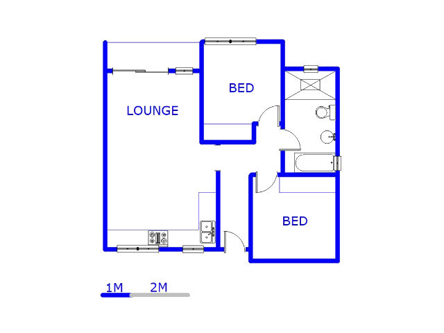 Ground Floor - 60m2 of property for sale in Laser Park