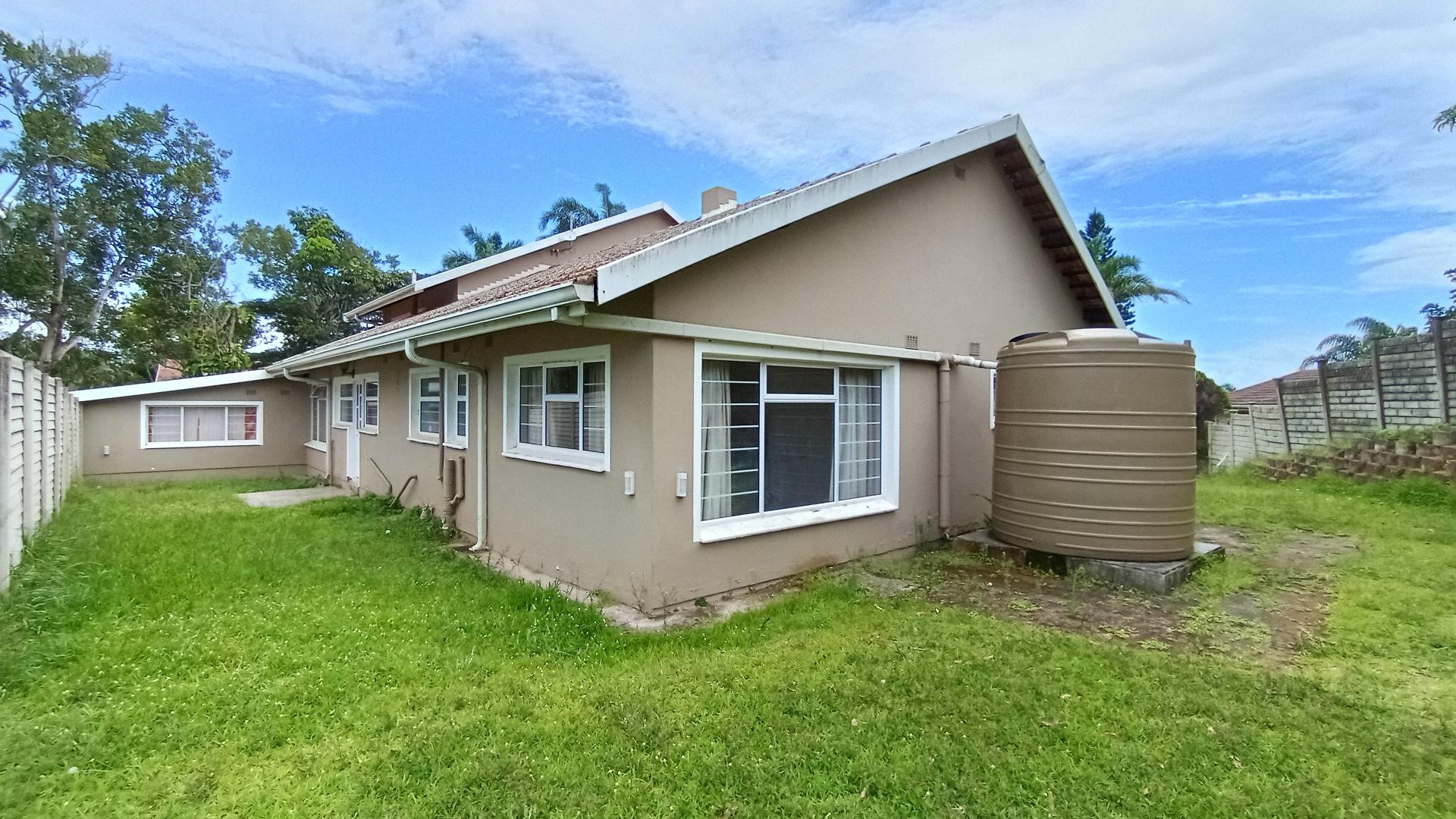 Backyard of property in Amanzimtoti 