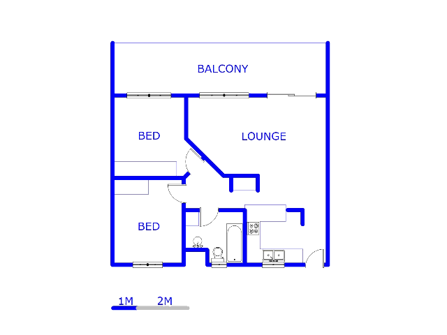 Floor plan of the property in Queenswood