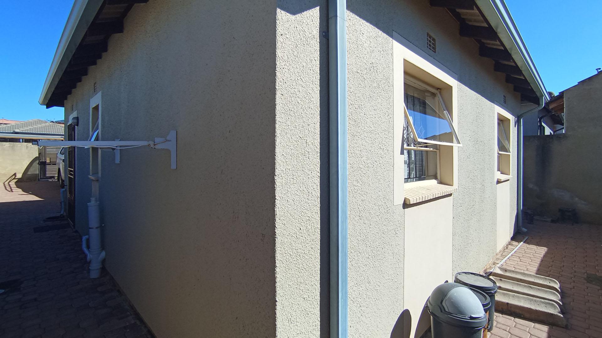 Backyard of property in Clayville