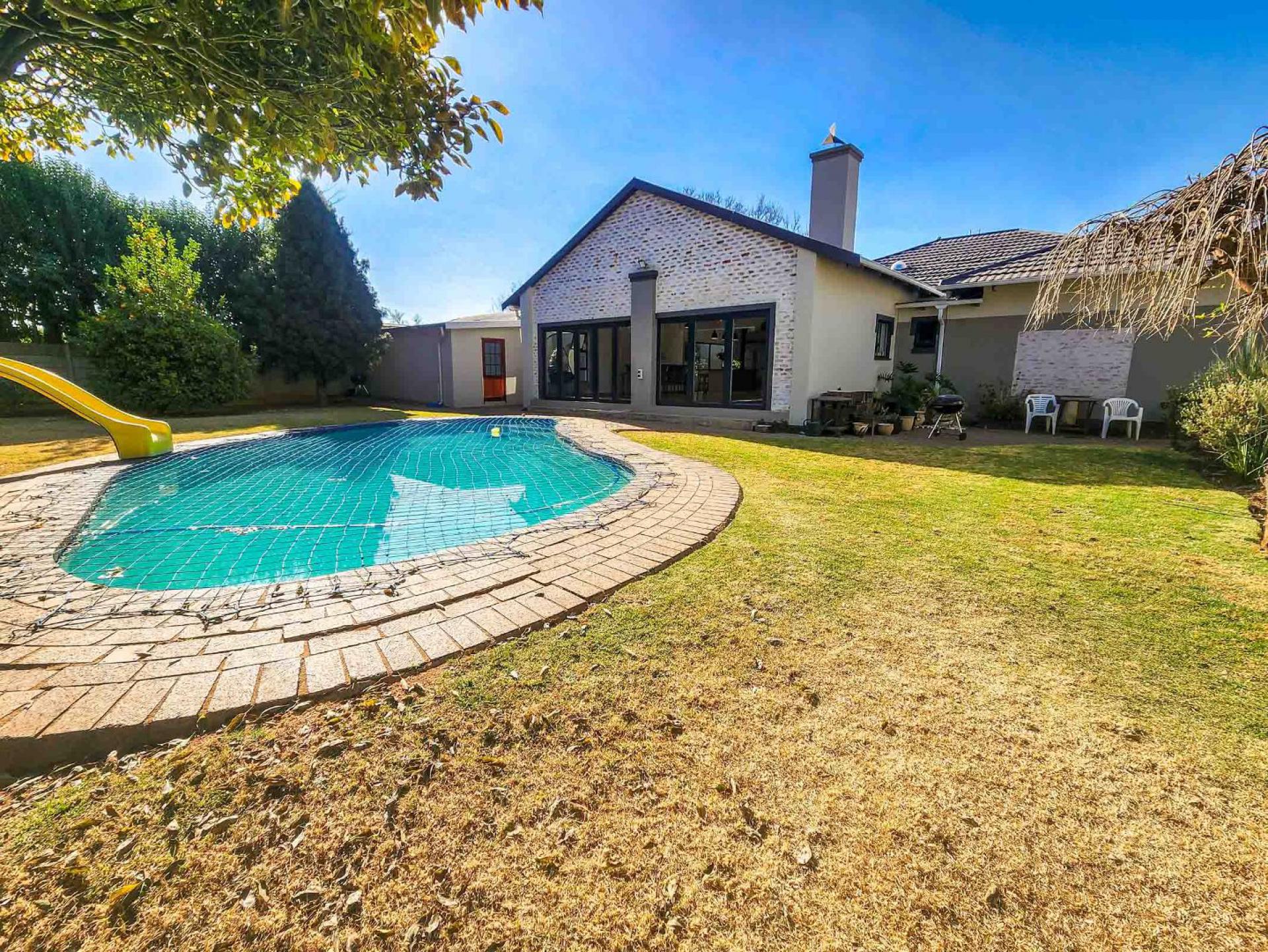 Backyard of property in Rynfield