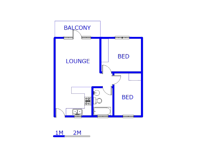 1st Floor - 63m2 of property for sale in Tres-Jolie A.H.