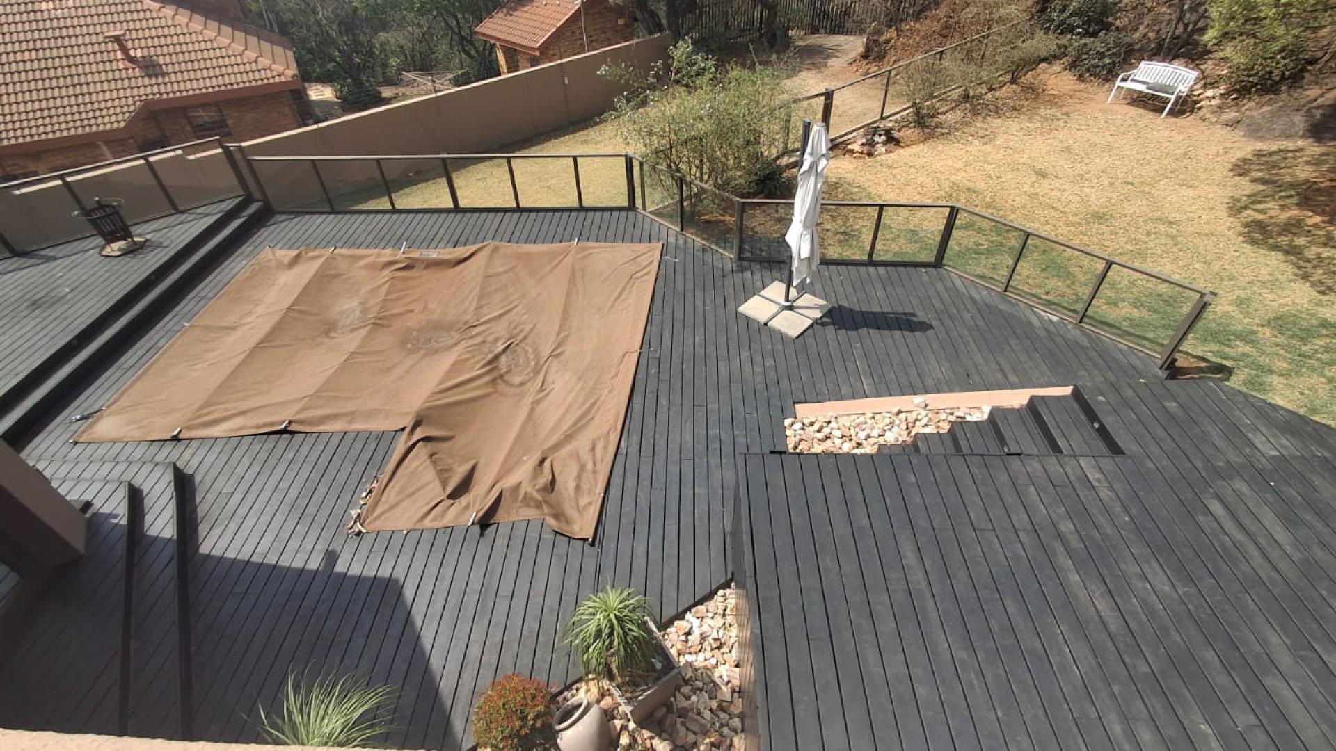 Backyard of property in Kloofendal