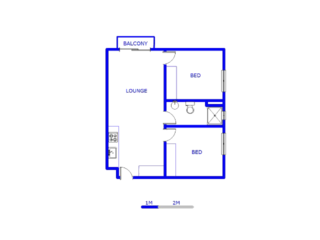 2nd Floor - 59m2 of property for sale in Pinelands