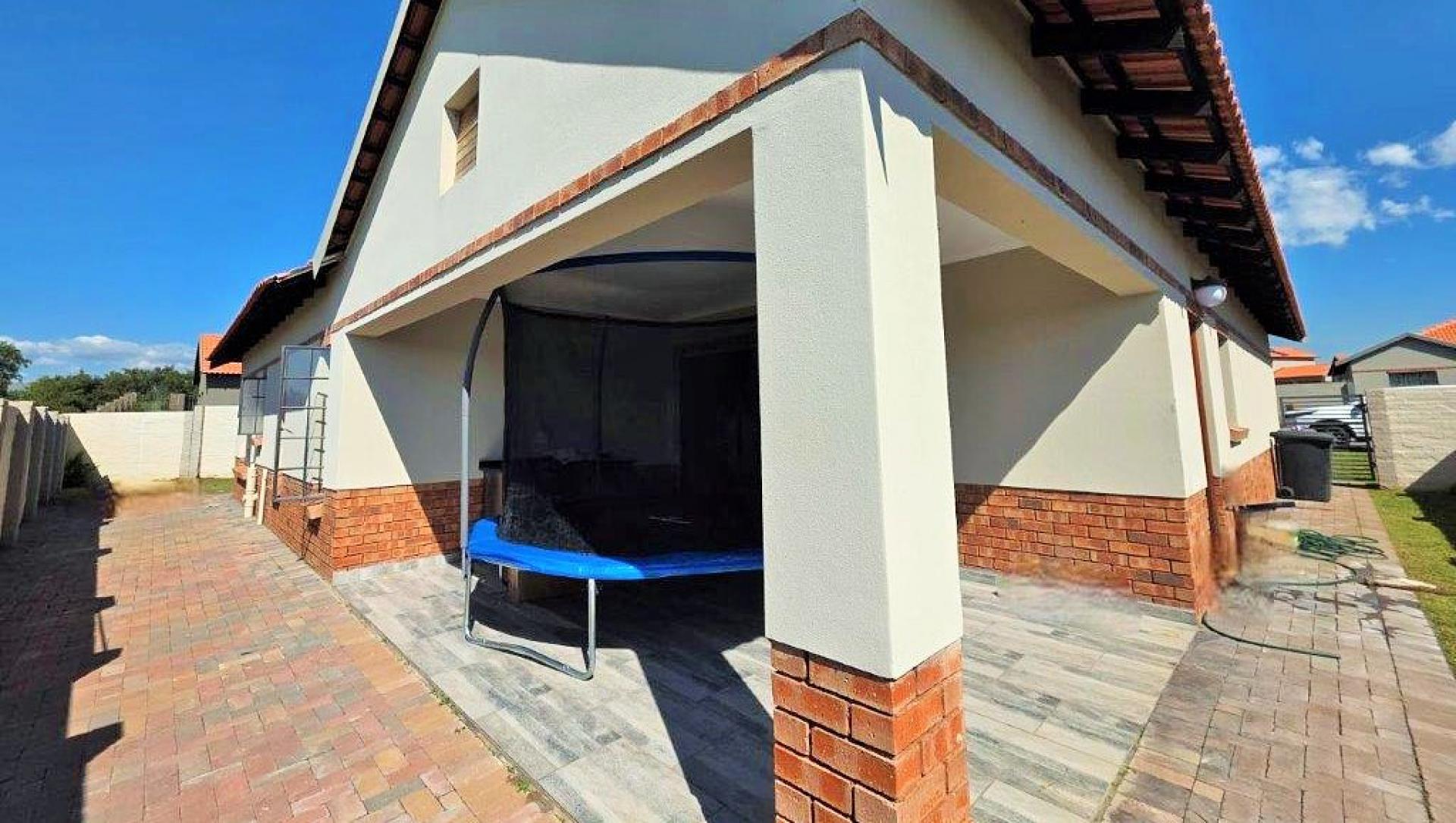 Patio of property in Waterkloof (Rustenburg)