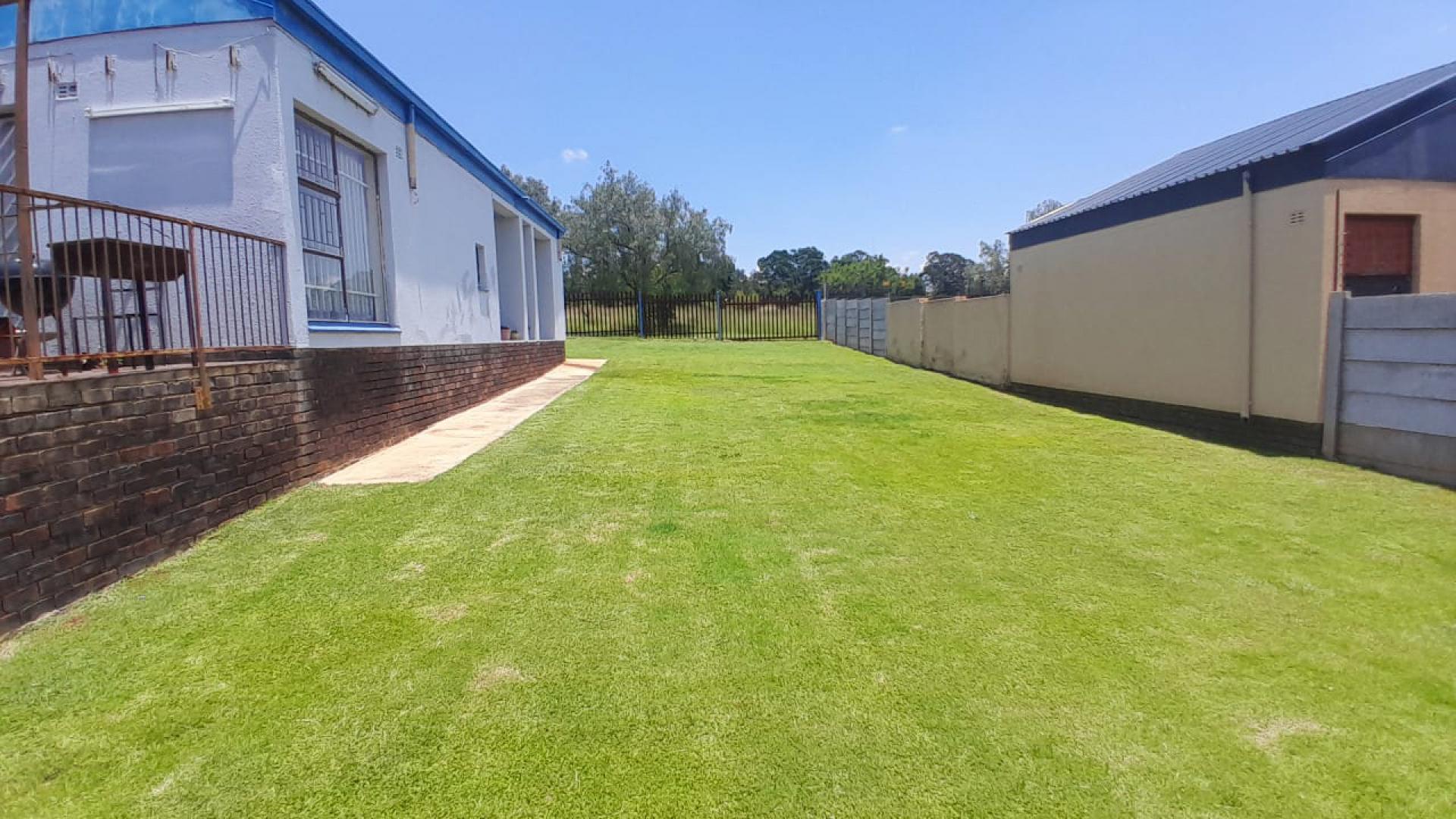 Backyard of property in Fochville