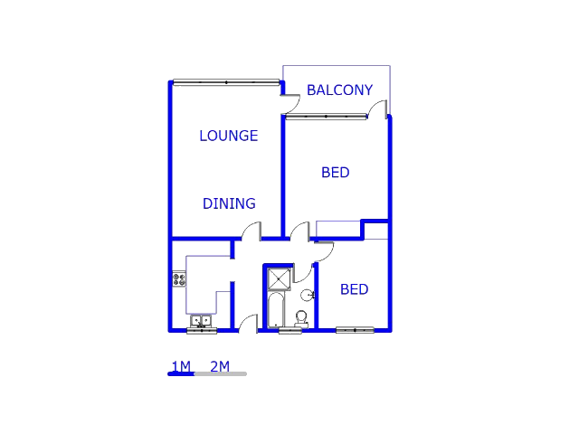 2nd Floor - 93m2 of property for sale in Florida