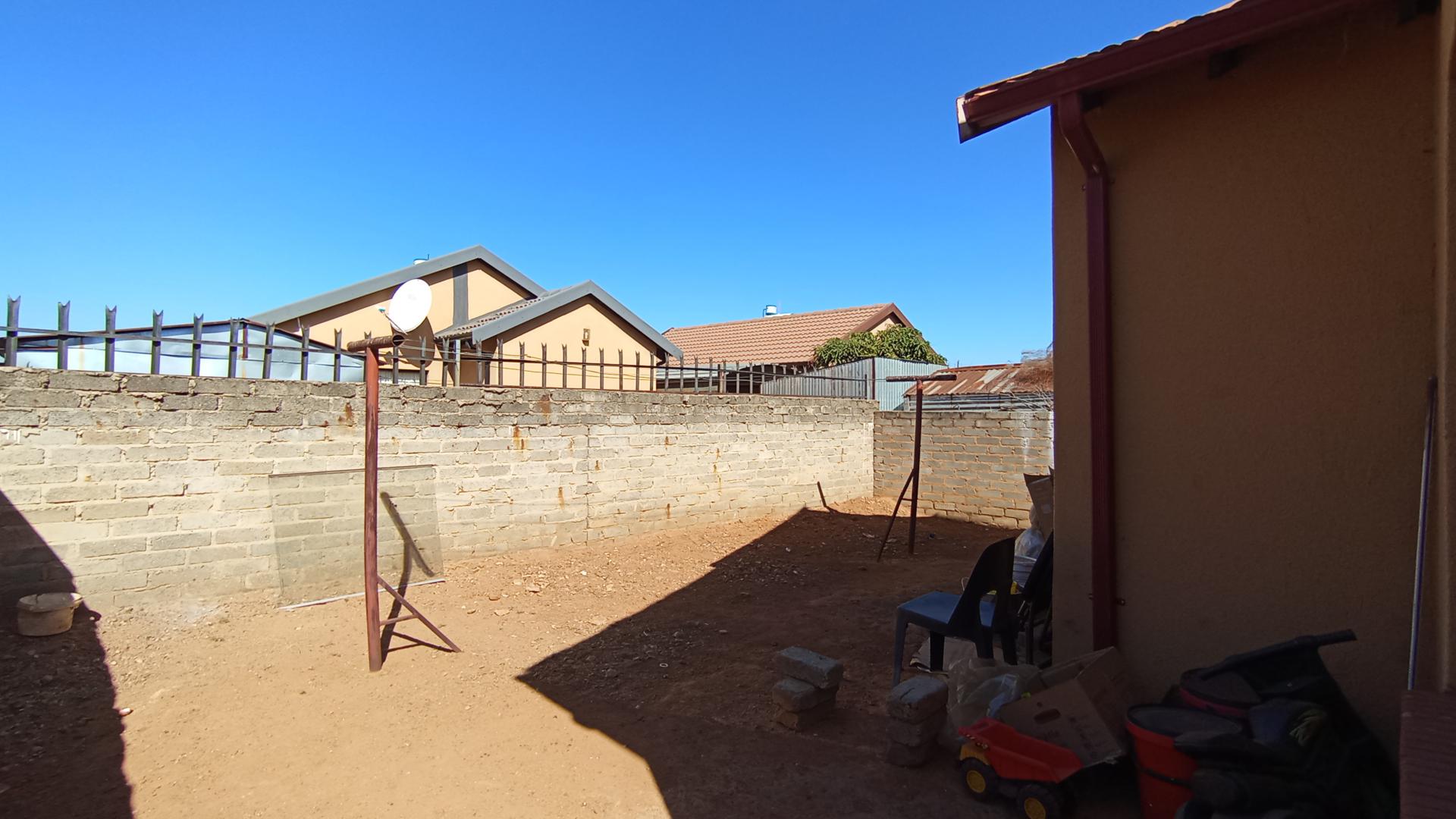 Backyard of property in Soshanguve East