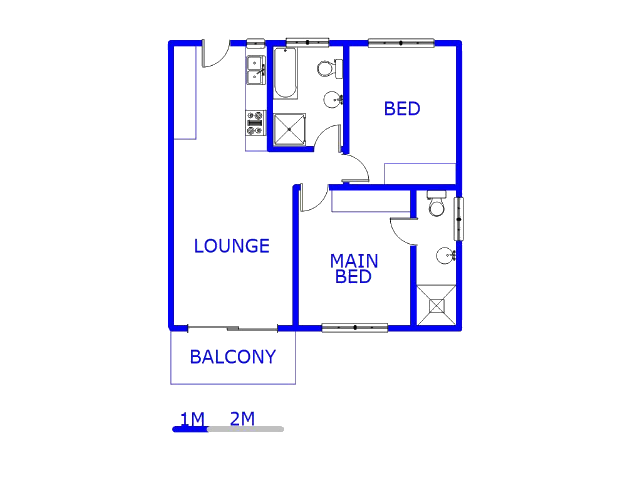 Floor plan of the property in Greenstone Hill