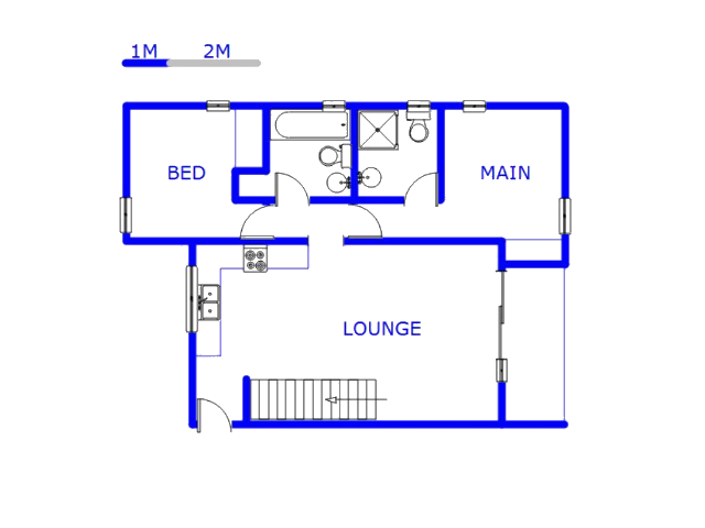 Ground Floor - 76m2 of property for sale in Barbeque Downs