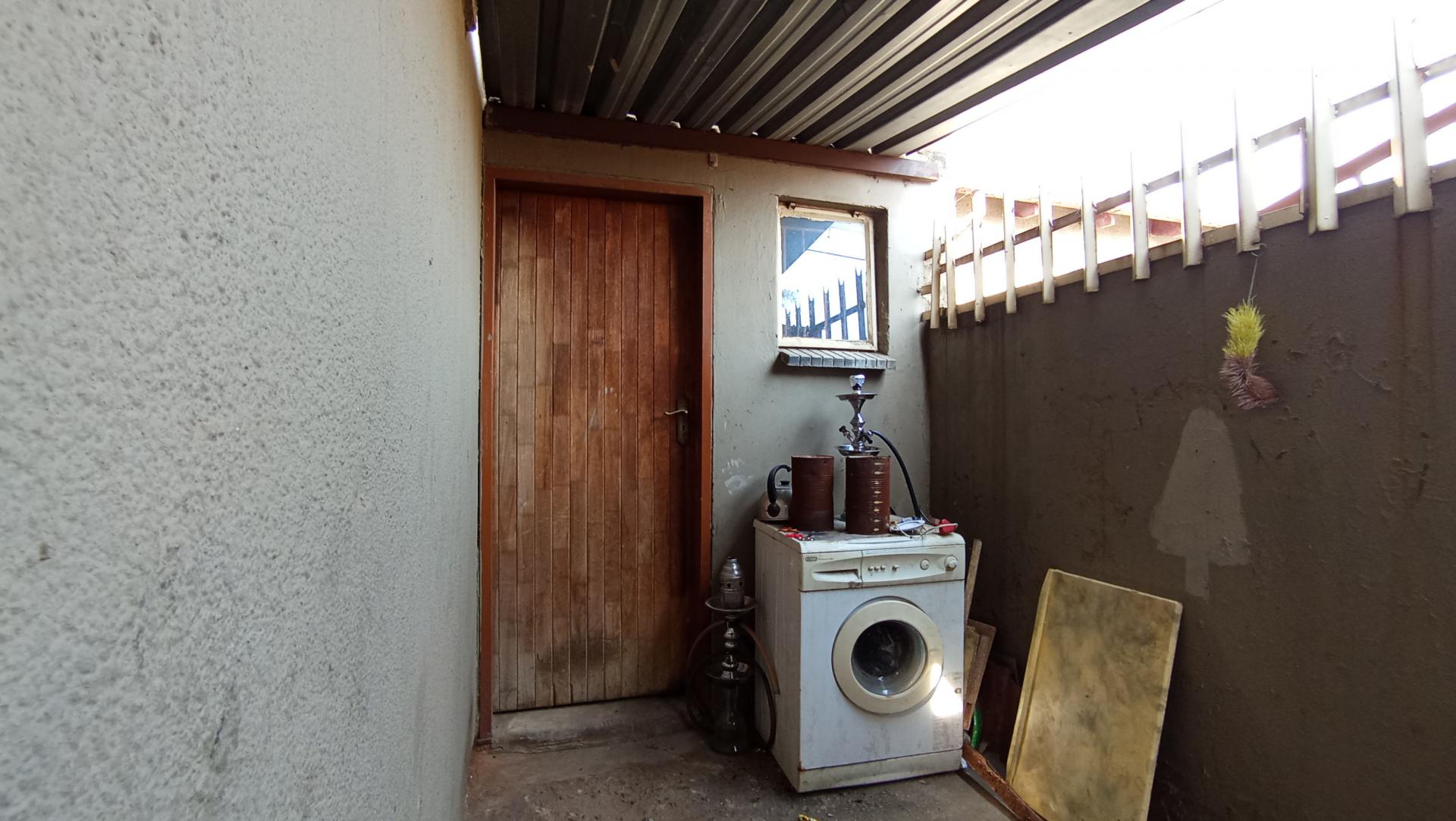 Backyard of property in Riverlea - JHB
