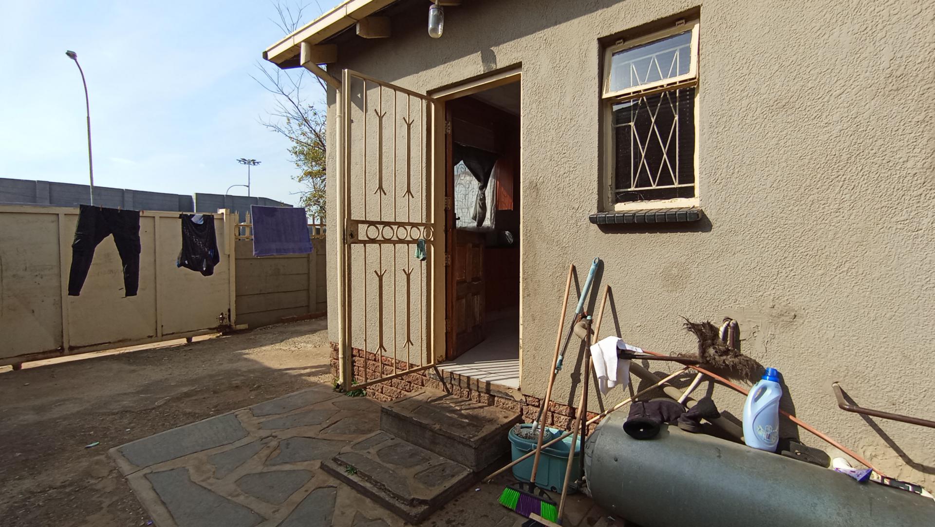 Backyard of property in Riverlea - JHB