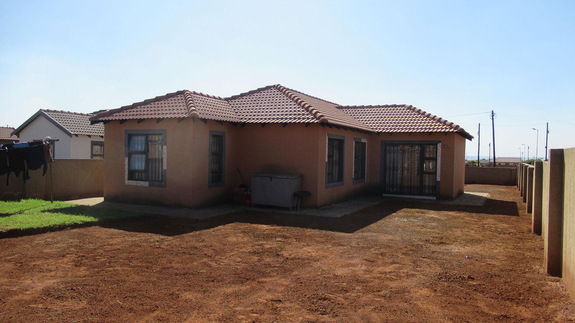 Backyard of property in Westonaria