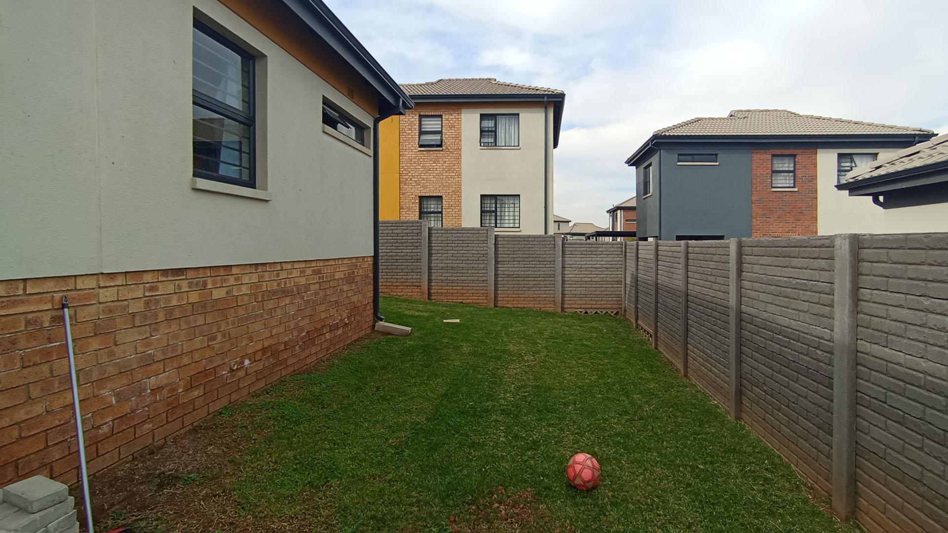 Backyard of property in Lotus Gardens