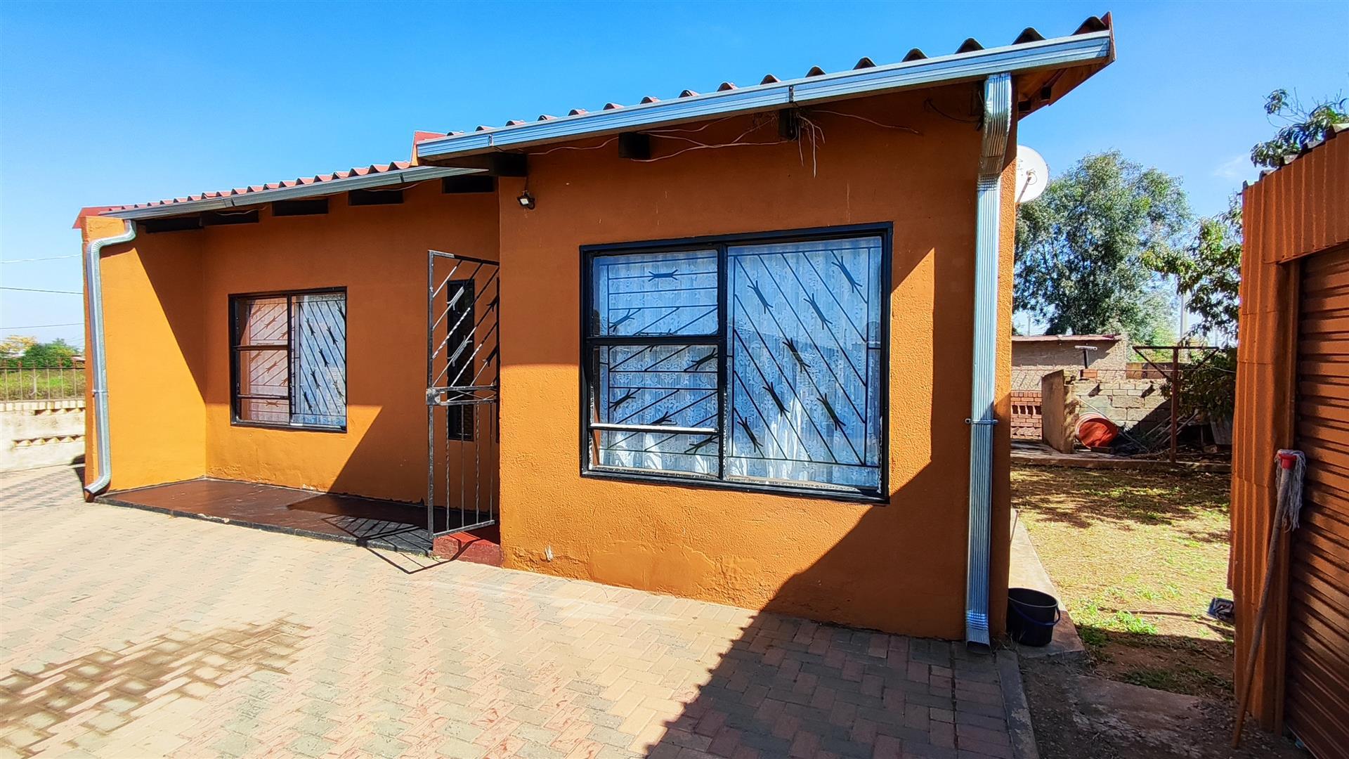 Backyard of property in Evaton