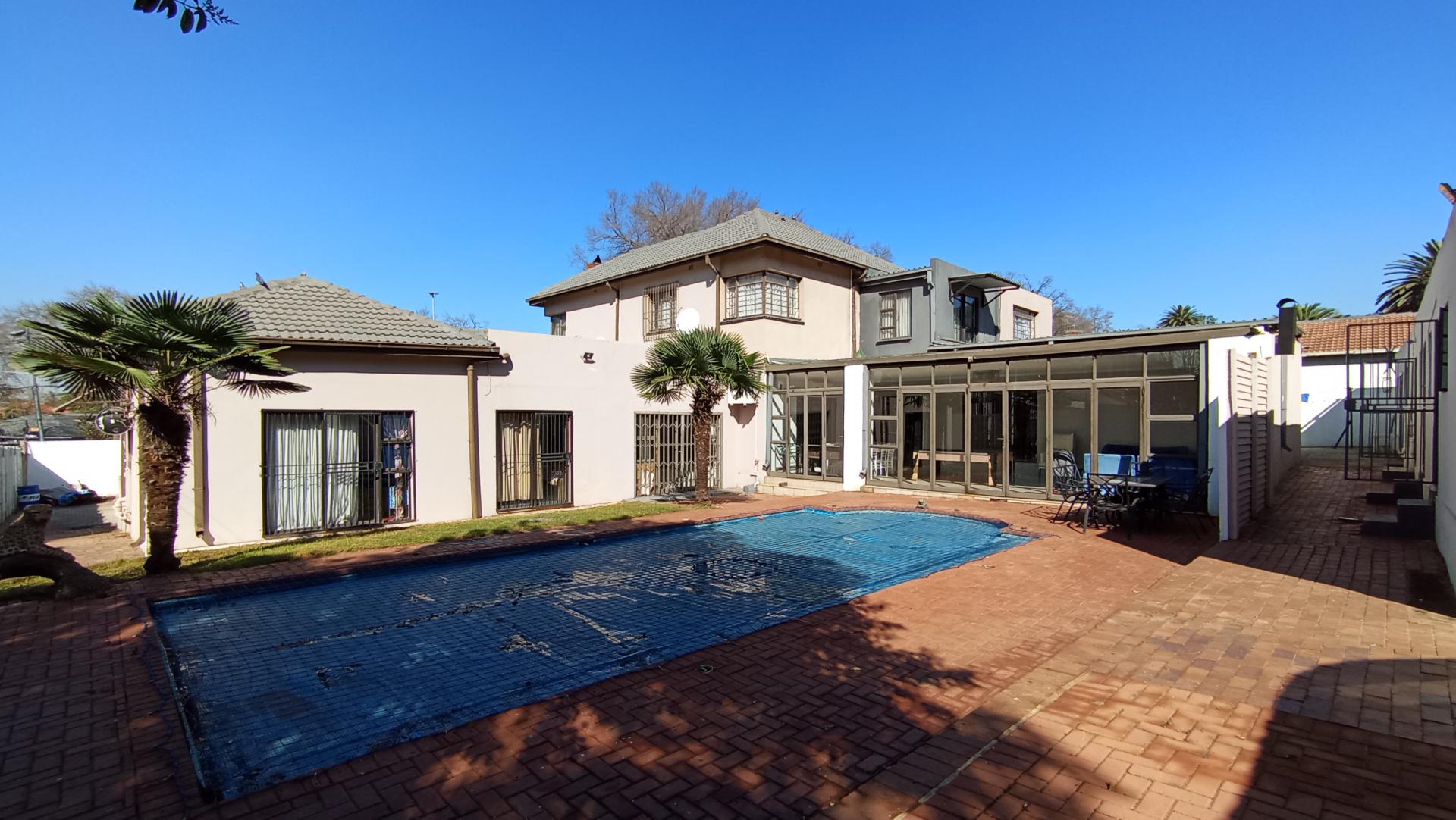 Backyard of property in Cyrildene