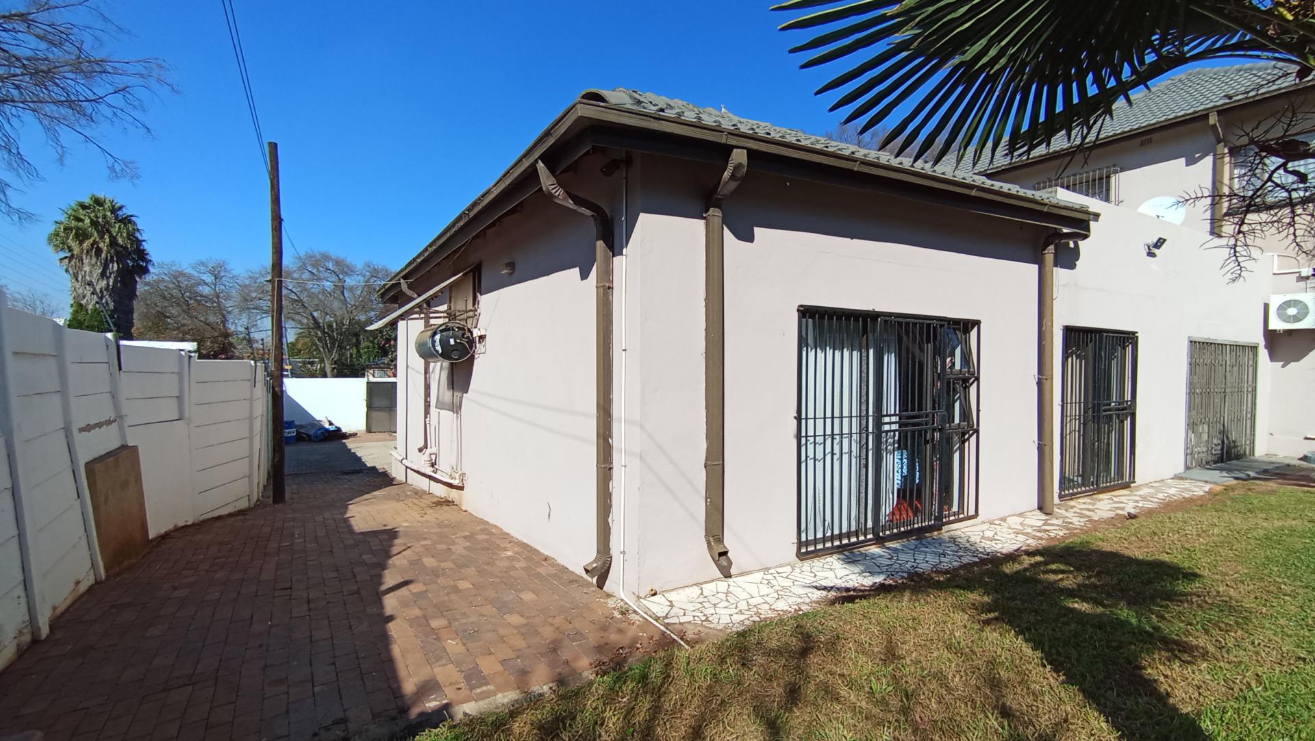 Backyard of property in Cyrildene